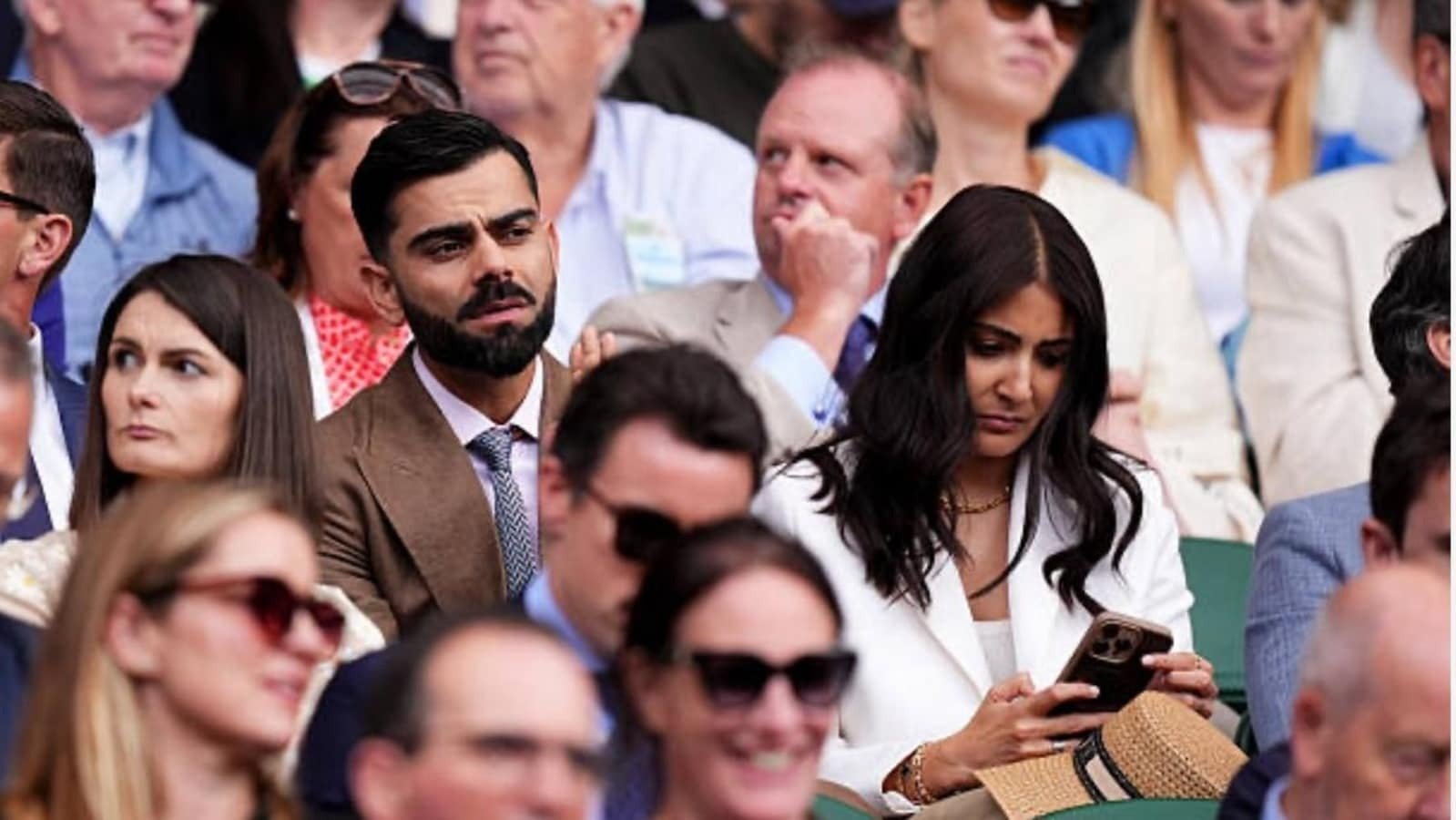 Virat Kohli is in London; hence, it is no surprise that he decided to attend Wimbledon 2025.(AFP )